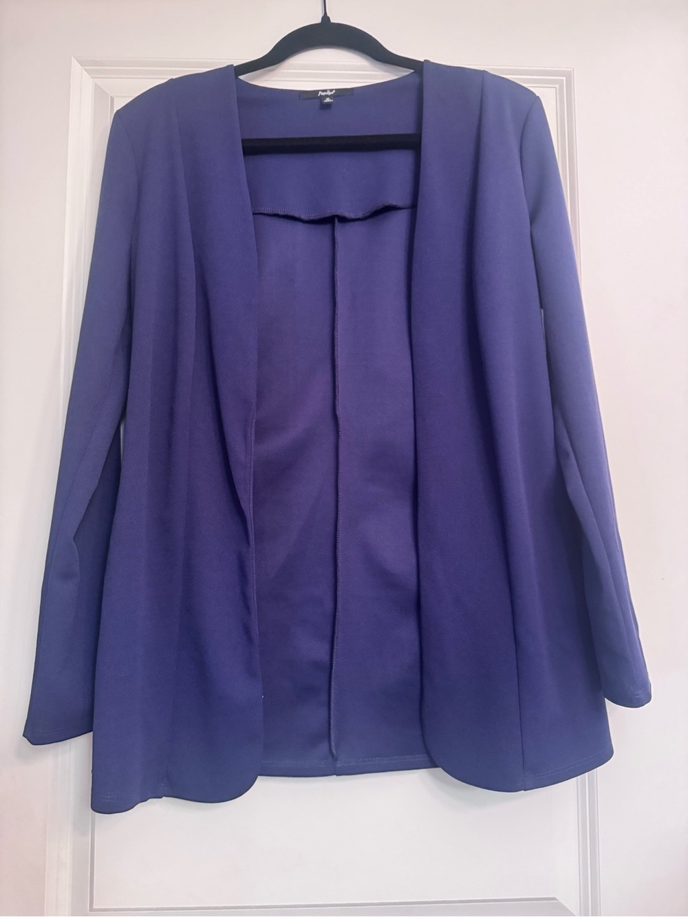 Papaya Open-Front Violet Blazer Jacket